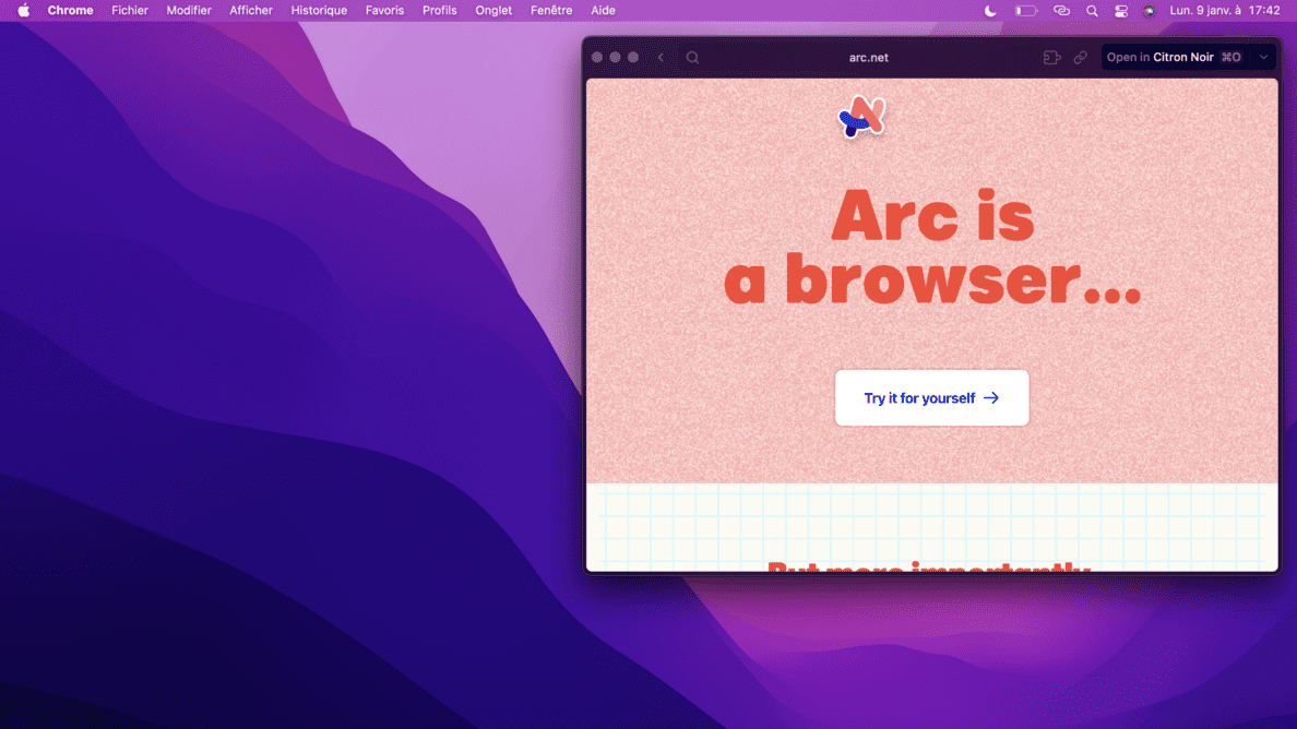 little arc browser