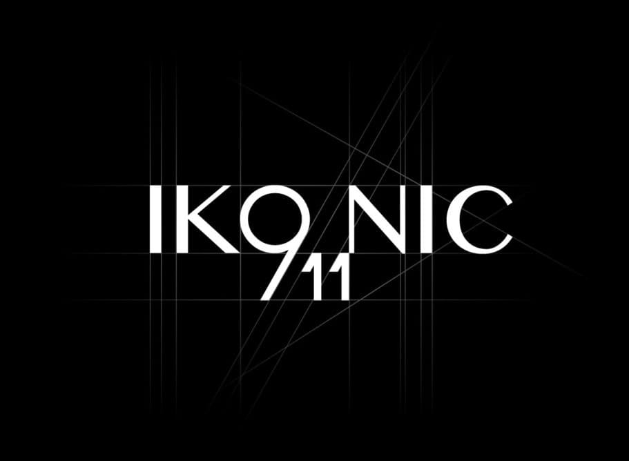 creation etape logo ikonic 911